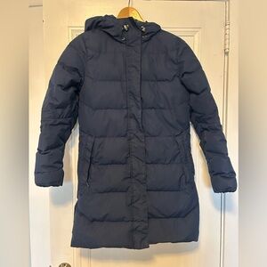 Helly Hansen Women's Dark Blue Hooded Puffer Jacket